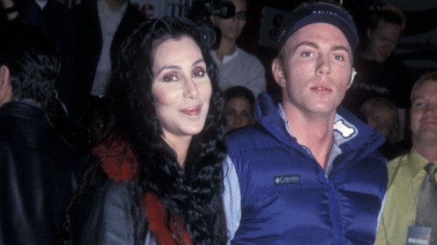 Cher and son Elijah in 2001; Ron Galella/Ron Galella Collection via Getty Images
