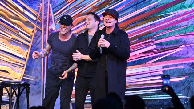 L-R John Rzeznik, Marc Roberge, Pat Monahan; Noam Galai/Getty Images for Musicians On Call