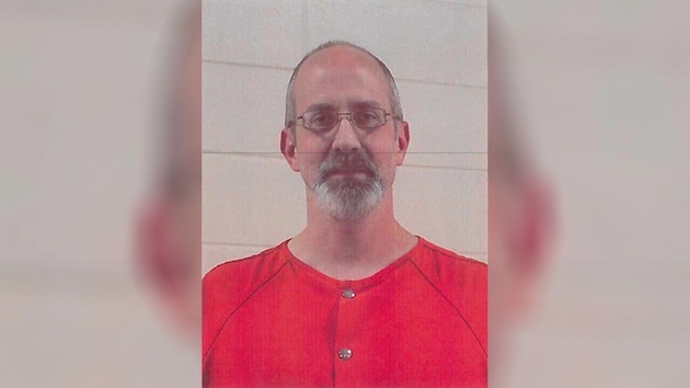Benjamin Reese, a teacher at Warner Robins Middle School in Georgia, has been charged with terroristic threats and acts of cruelty to children, according to the Houston County Sheriff's Office. (Houston County Sheriff's Office)