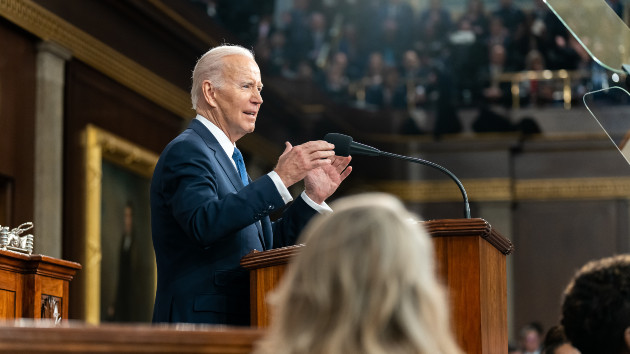 President Joe Biden delivers his State of the Union address, Tuesday, Feb. 7, 2023, on the House floor of the U.S. Capitol in Washington, D.C. (Official White House Photo by Adam Schultz)