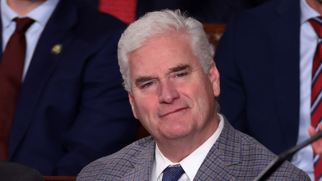 House Majority Whip Tom Emmer watches as the House of Representatives holds an election for a new Speaker of the House at the Capitol, Oct. 25, 2023. (Win Mcnamee/Getty Images)