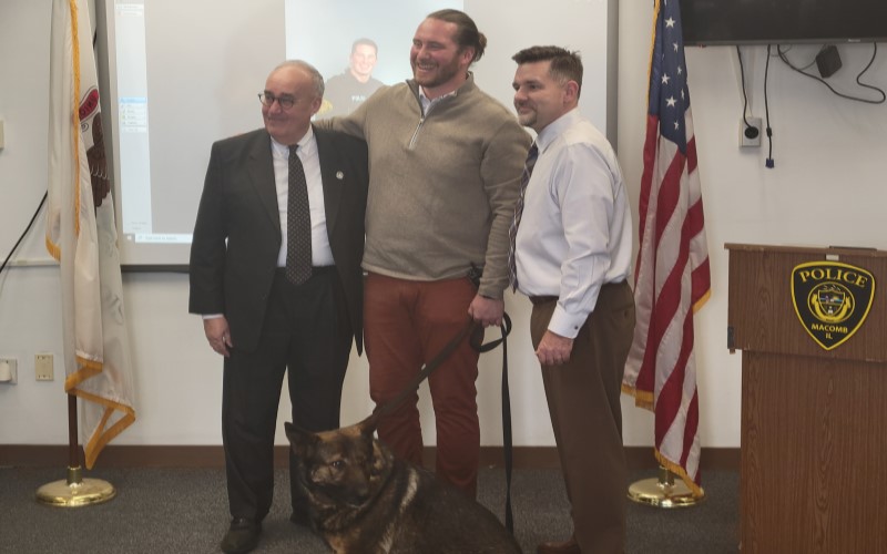 MPD Holds Retirement Ceremony For K9 Mac