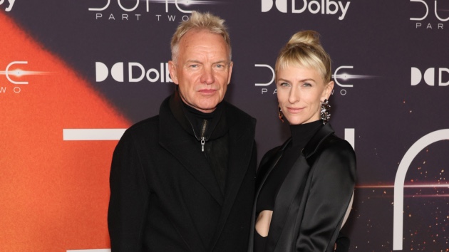 left to right: Sting, daughter Mickey Sumner/Photo credit: Dia Dipasupil/FilmMagic