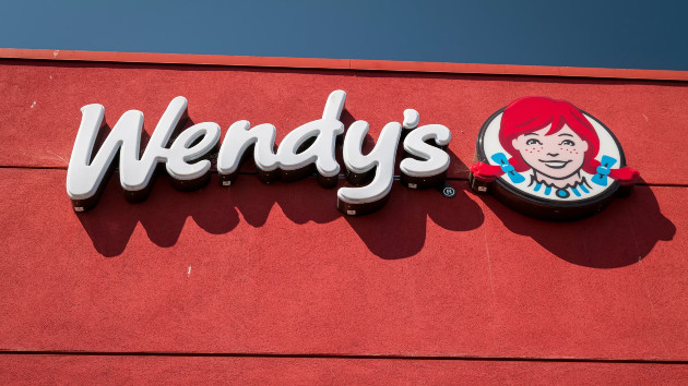 Signage is displayed outside a Wendys Co. restaurant in El Sobrante, Calif., May 6, 2020. (David Paul Morris/Bloomberg via Getty Images)