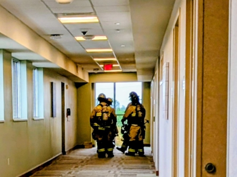 Suspicious Package Emergency Drill at OSF Saint Luke Medical Center