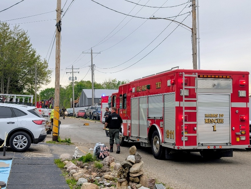 Cernovich Salvage Yard Structure Fire May 5, 2026