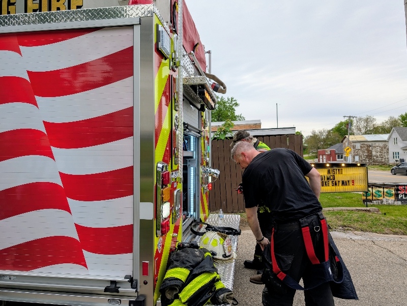 Cernovich Salvage Yard Structure Fire May 5, 2026