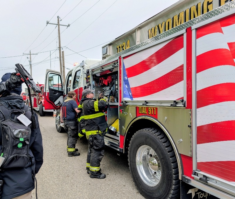 Cernovich Salvage Yard Structure Fire May 5, 2026