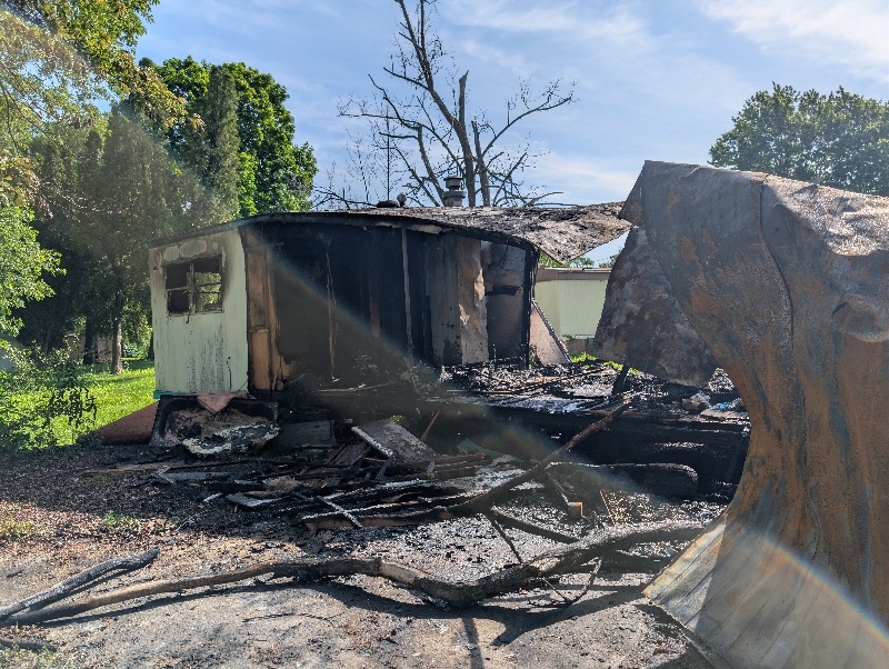 Coal Street Mobile Home Fire