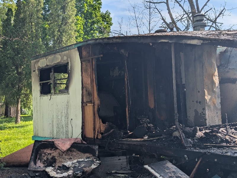 Coal Street Mobile Home Fire
