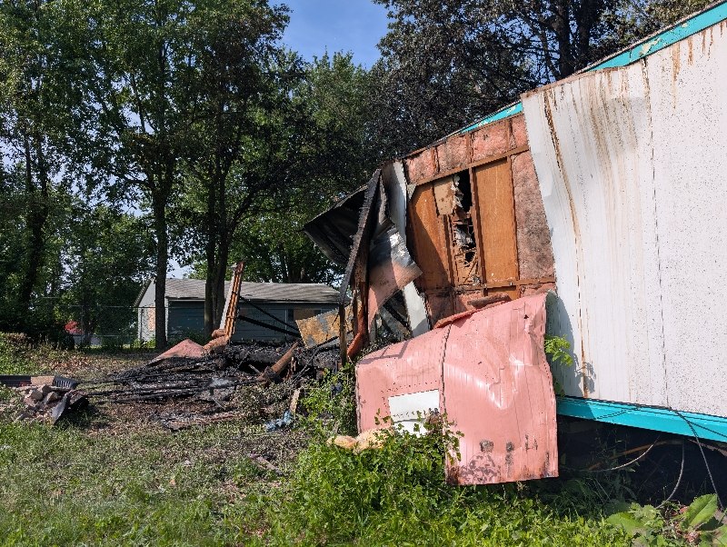 Coal Street Mobile Home Fire