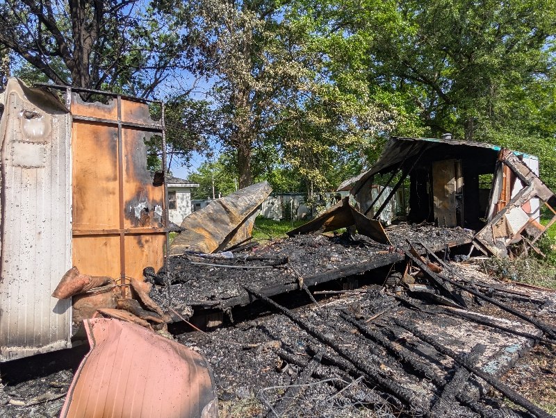 Coal Street Mobile Home Fire