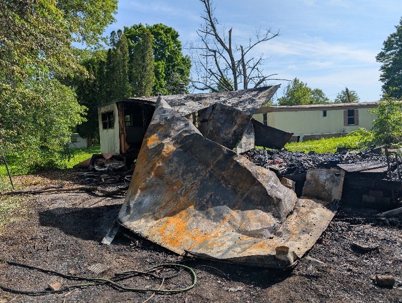 Coal Street Mobile Home Fire