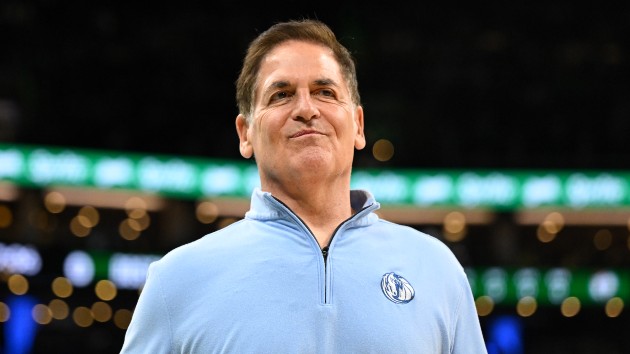 Mark Cuban of the Dallas Mavericks walks onto the court before a game against the Boston Celtics at the TD Garden on March 01, 2024 in Boston, Massachusetts. (Brian Fluharty/Getty Images)
