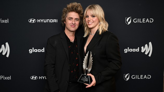 Green Day's Billie Joe Armstrong and Reneé Rapp; Michael Kovac/Getty Images for GLAAD