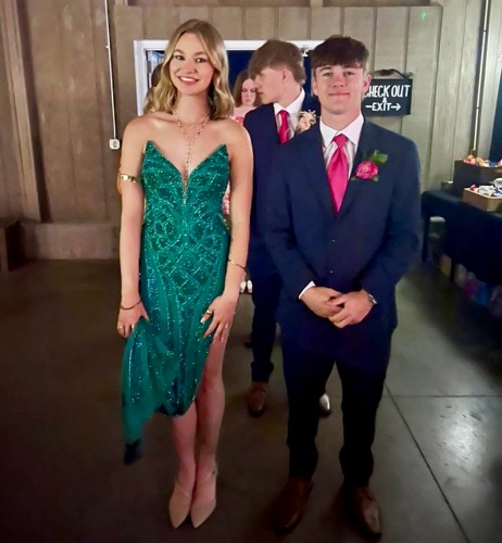 Prom Court: Haylie Moodie and Ben Browning