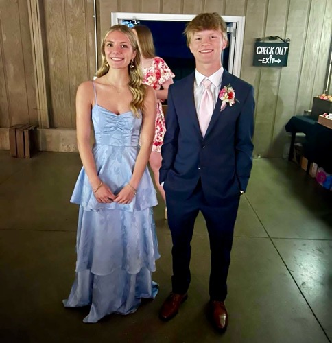 Prom Court: Claire Bowser and Connor Daum