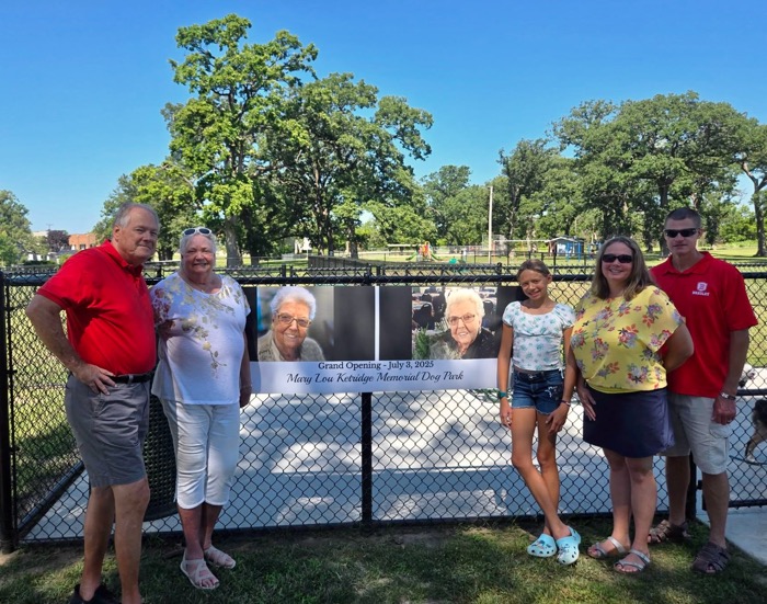 Kewanee’s First Dog Park in Honor of Mary Lou Ketridge