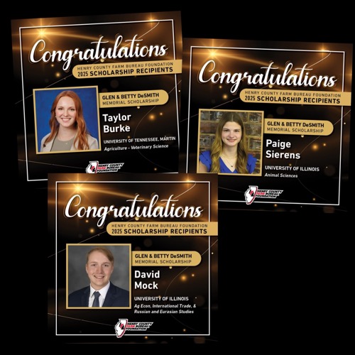 Celebrating Academic Excellence for the Glen and Betty DeSmith Scholarship Winners