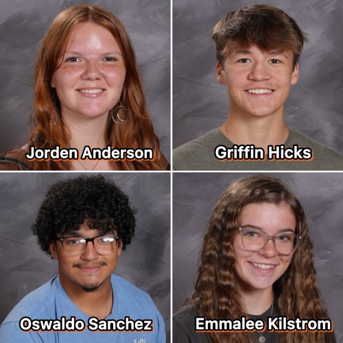 Kewanee High School Students of the Month for November 2025