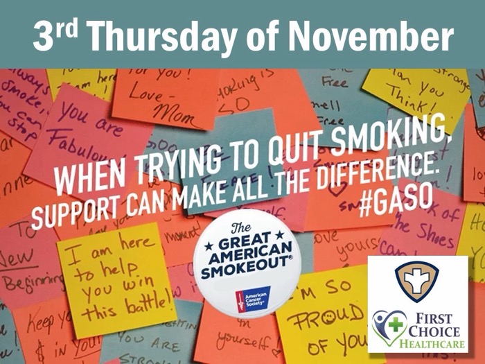 Join the Great American Smokeout on November 20, 2025, and Take Your First Step to Quit Smoking