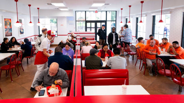 In-N-Out Burger opened a new store, Dec. 7, 2023, in San Juan Capistrano, Calif. (Paul Bersebach/MediaNews Group/Orange County Register via Getty Images)