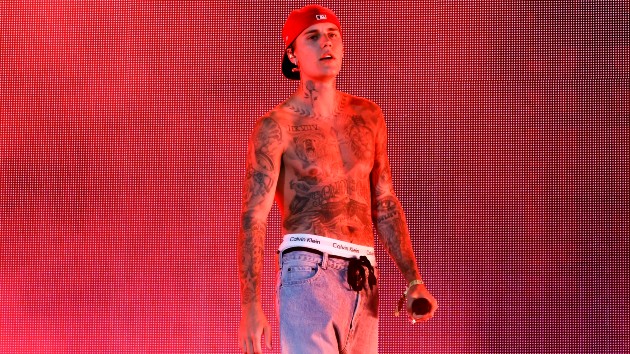 Justin Bieber at Coachella in 2022; Kevin Winter/Getty Images for Coachella