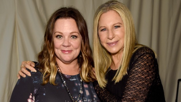 Melissa McCarthy and Barbra Streisand in 2016; Kevin Mazur/Getty Images for BSB