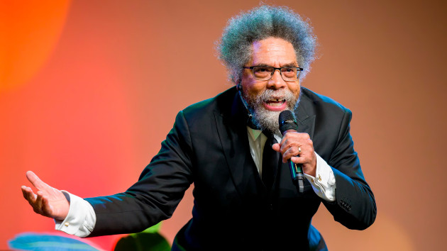 Presidential candidate Dr. Cornel West speaks to the community and congregation at Second Baptist Church in Santa Ana, Mar. 29, 2024. (Leonard Ortiz/Orange County Register via Getty Images)