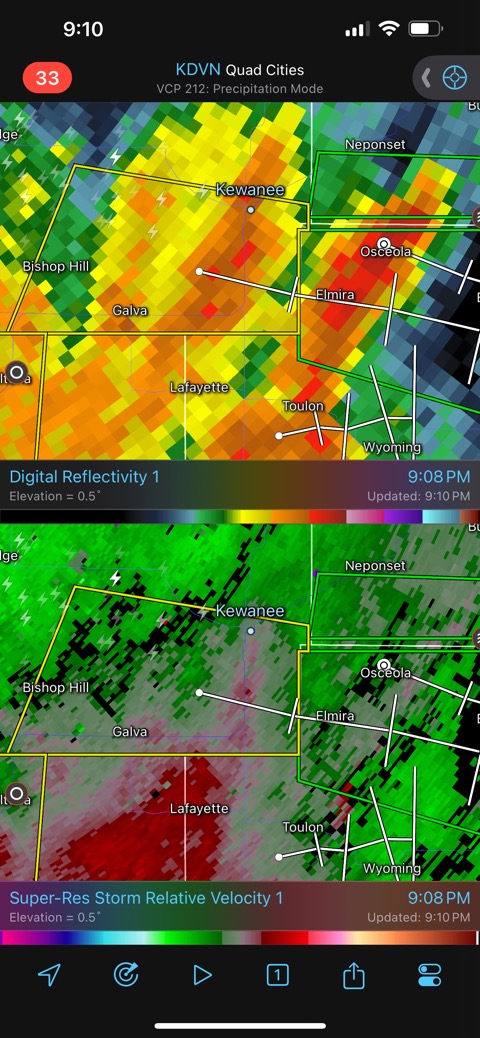 Severe Thunderstorm Warning for Southeastern Henry County