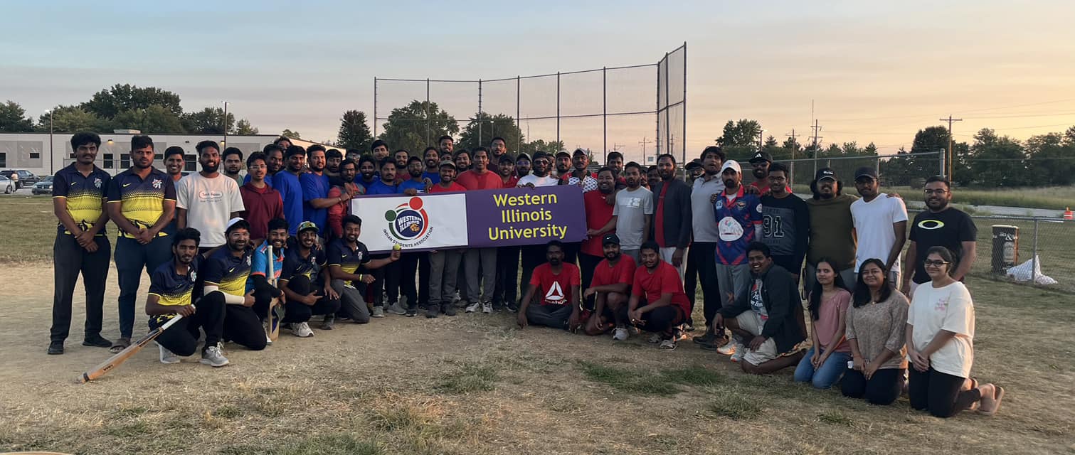 75 members of the WIU Indian Student Association played cricket at MHS for the last 3 weeks. They played six league matc…