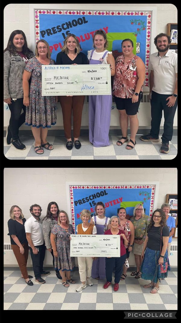 Thank you to Altrusa of Macomb and Friends of Macomb Public Library for their generous donations to MacArthur’s LOVE of…