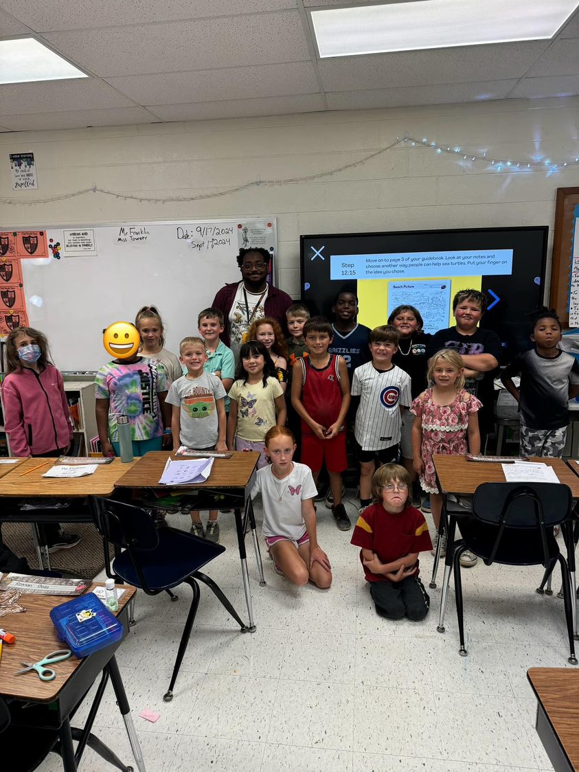 Mr. Franklin’s 3rd grade class has been working very hard in class. #3rdgrade #MAC185 #edison