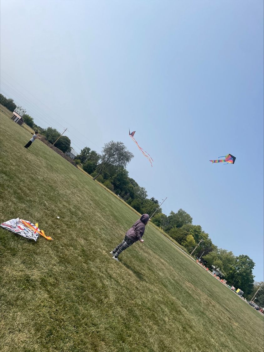 MMS teacher Ms. Rodgers: “π What a wonderful day it was! The weather was absolutely perfect for flying kites. With clea…