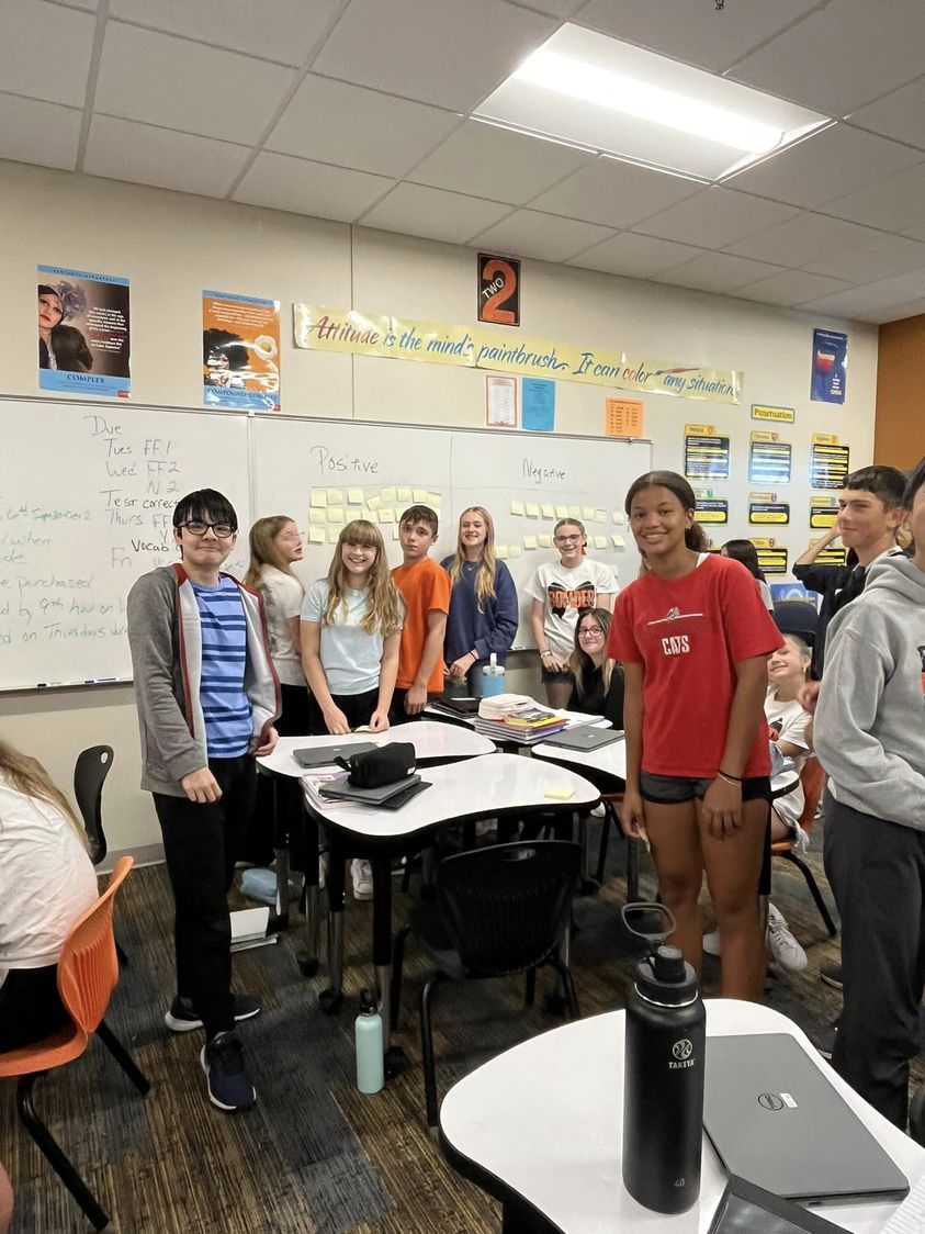 Mrs. Cooper’s class made use of their post-its from the school supply list during one of the many ELA activities they’ll…