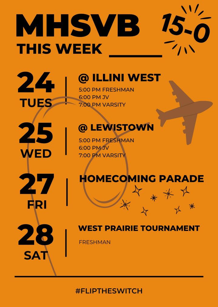 The Bombers have a full schedule this week!! #OnceABomberAlwaysABomber #MAC185 #bomberstrong #fliptheswitch