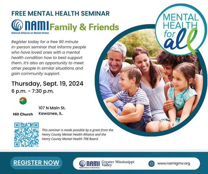 NAMI Offering Free Family Mental Health Programs in Kewanee