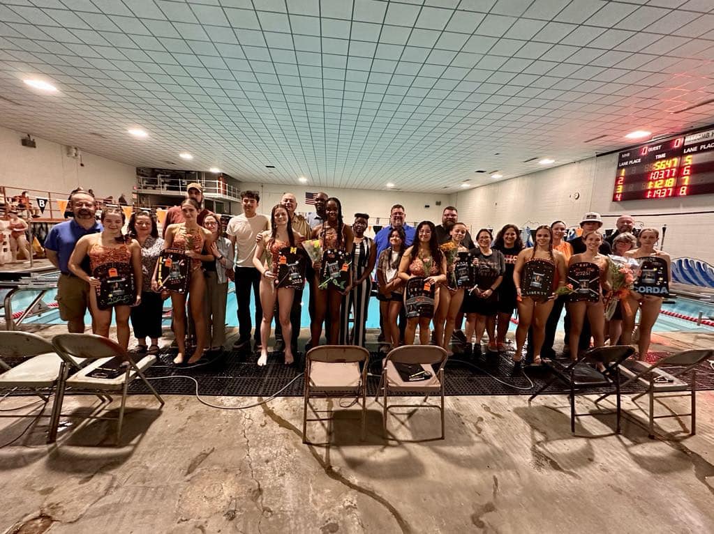 Thank you and good luck to our Senior Bomber Swimmers Corda, Katherine, Libby, Samantha, Madalin, Mikaela, Mirabel, Lila…