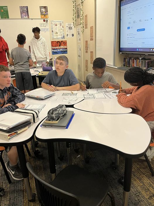 Mr. Black’s 8th grade Reading class is completing an Outsiders Escape Room Activity #MAC185