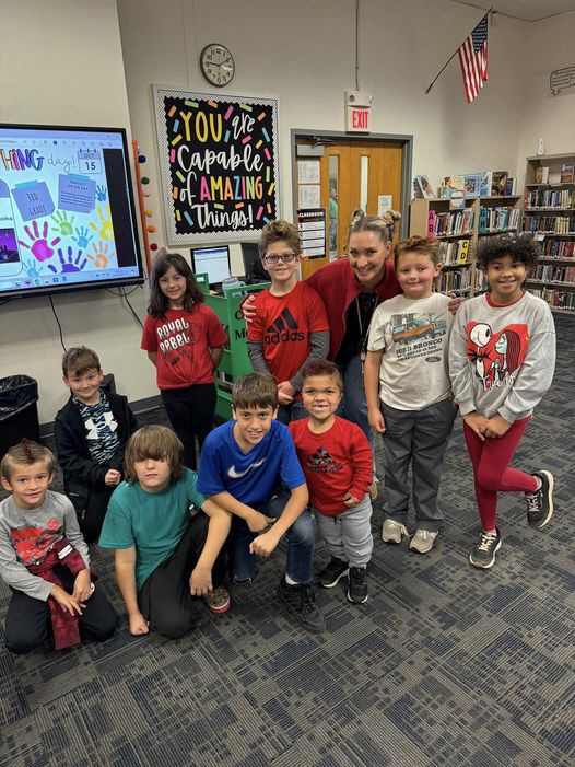 Edison Red Ribbon Week!! Today is “Hair” We Go! Crazy hair or red shirt day. Canned Food Drive begins!! #EDISON #MAC185…