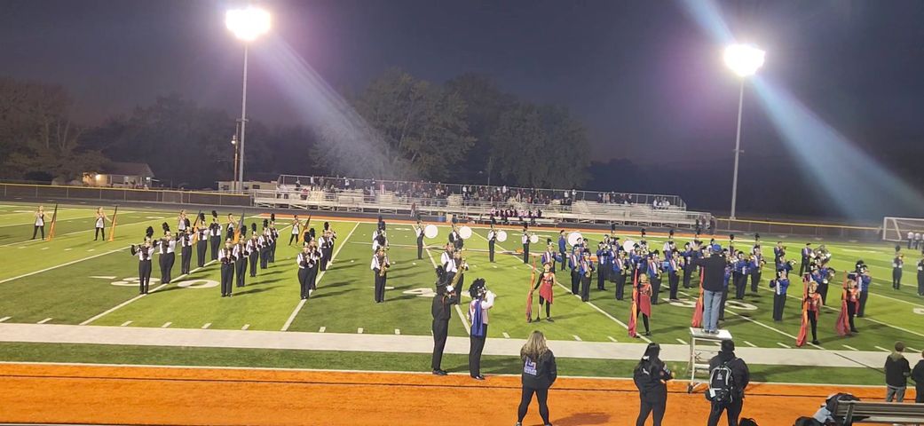Macomb Marching Band and Lakes Community High School Marching Band came together for pregame. #whatablast #amazing