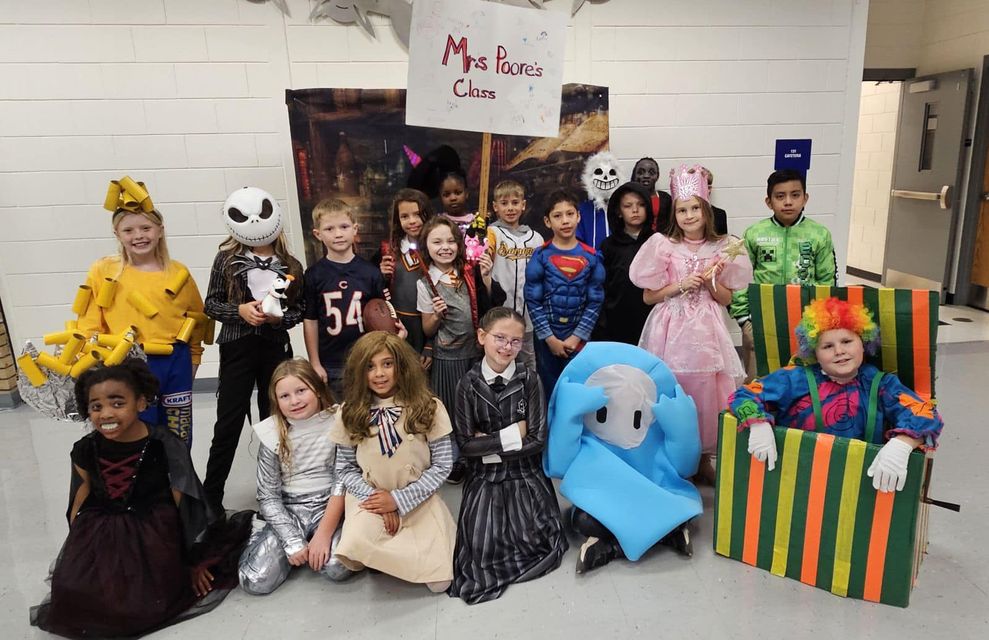 Happy Halloween from Mrs. Poores class! #3rdgrade #edison