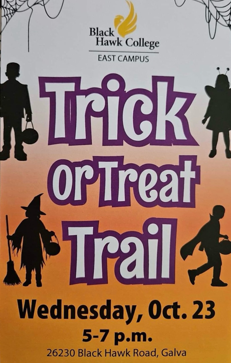 Black Hawk College East Campus Trick-or-Treat Trail and Pumpkin Auction on October 23, 2024