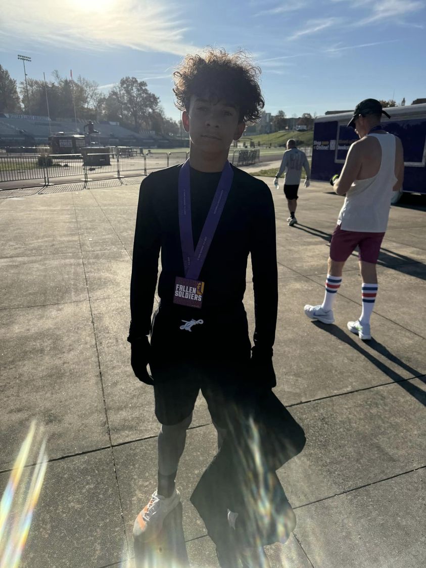 Congratulations to both Jairon Royer and Ms Lewis. Jairon finished 5th with a time of 20:16. WIU 13th Annual Fallen Sold…