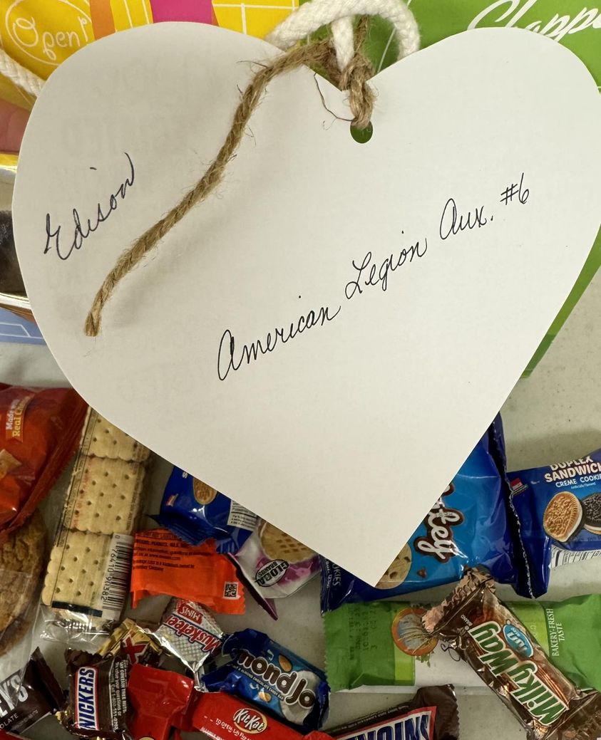 Shout out to the American Legion for all The yummy goodies today at Edison!! #thankyou #weappreciateyou