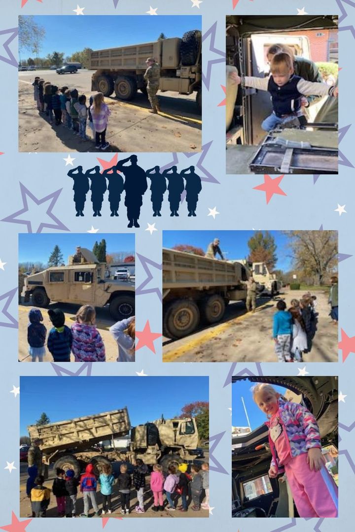 MacArthur students LOVED our “Touch a Truck” event! We have enjoyed learning more about veterans and how they keep us sa…