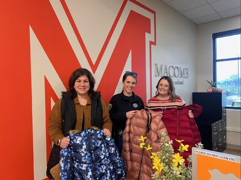 McDonough Power donated coats to the school for kids in need. #MAC185