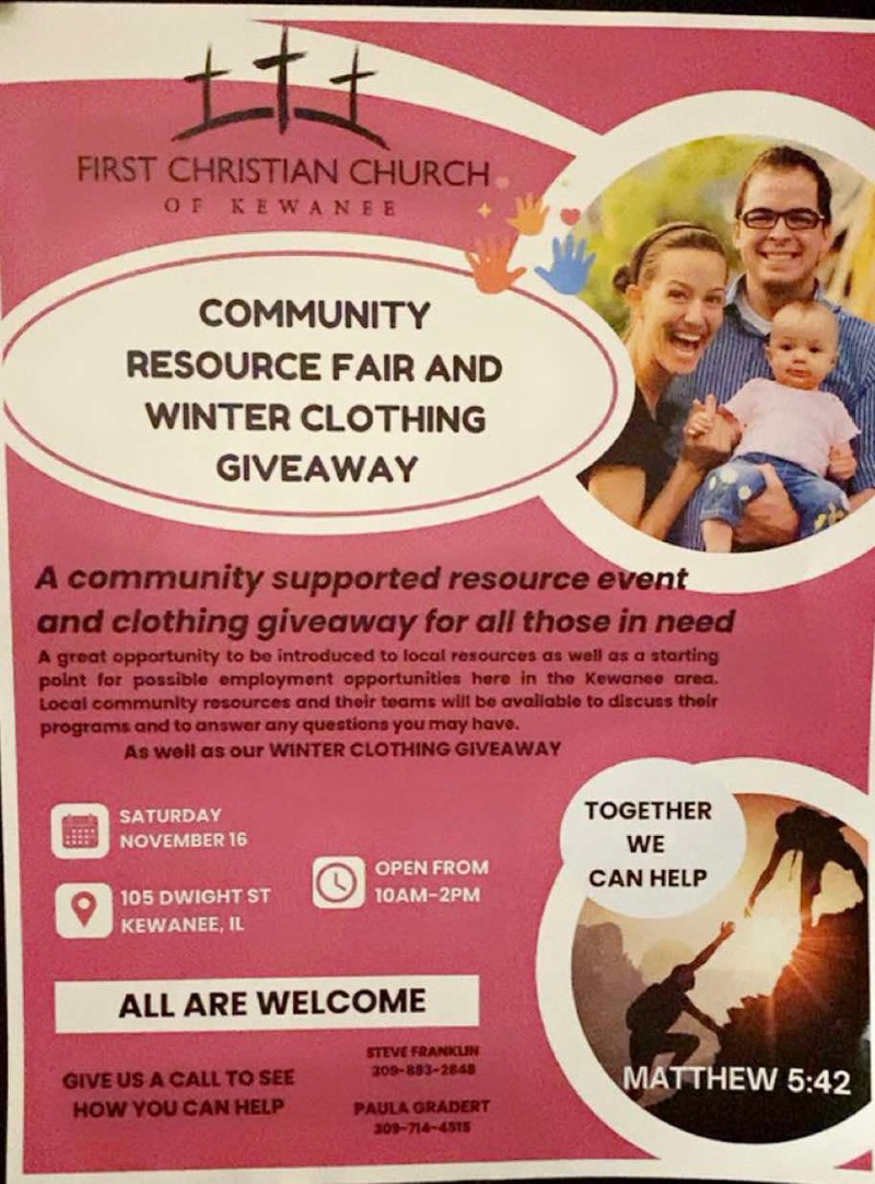 Warm Up Your Winter at Matthew 5:42 Resource Fair and Clothing Giveaway on November 16th