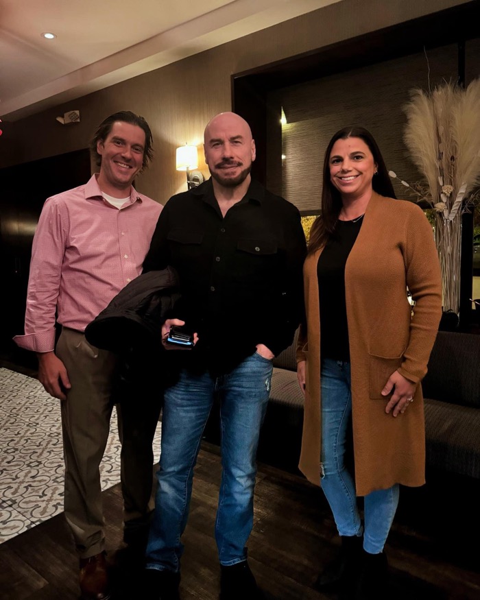 John Travolta Lights Up Lasalle with a Surprise Visit to Uptown Grill