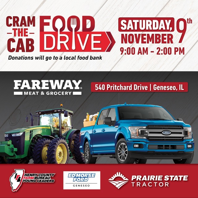 Support the HCFB Youth Leaders Cram the Cab Food Drive at Geneseo Fareway Today